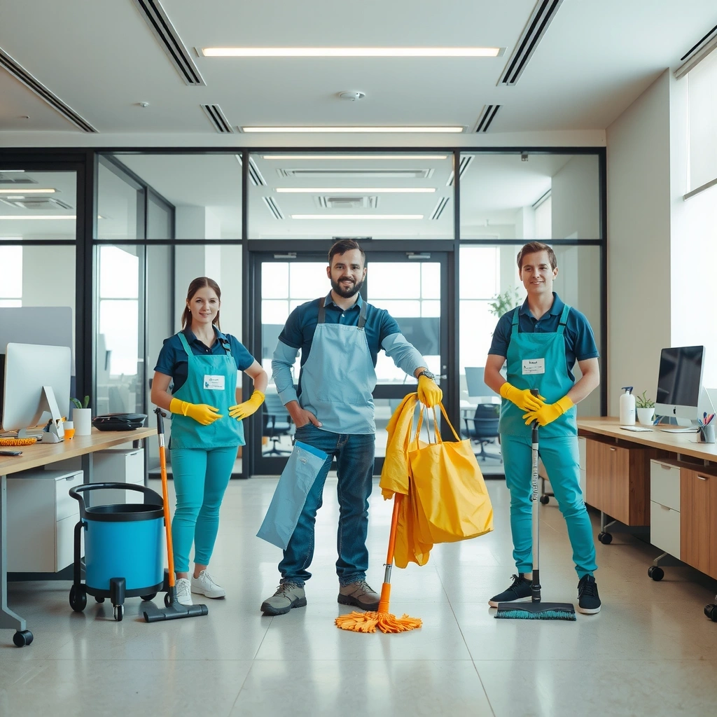 Professional cleaning service background